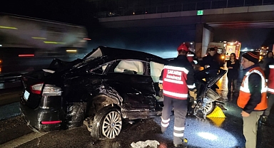 Anadolu Otoyolu’nda zincirleme kaza: 3 yaralı