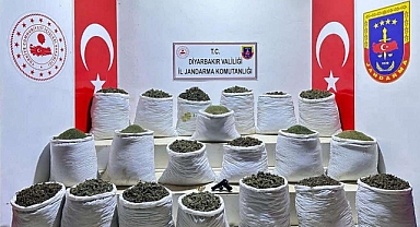 Diyarbakır’da kilolarca esrar ele geçirildi: 2 gözaltı