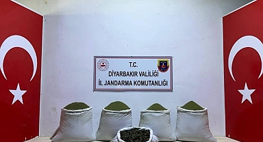 Diyarbakır’da kilolarca esrar ele geçirildi