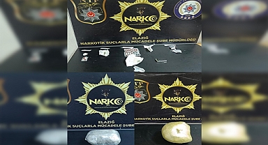 Elazığ'da uyuşturucu taciri 3 kişi yakalandı