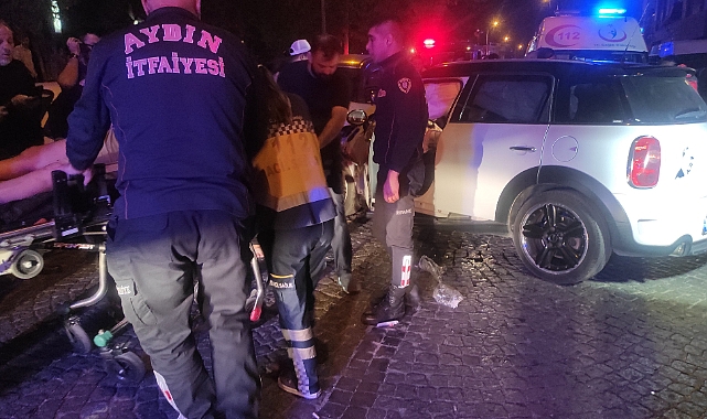 Feci trafik kazası: 1'i polis 3 yaralı