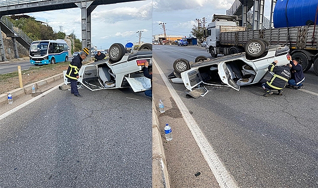 Feci trafik kazası: 2 yaralı