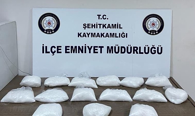 Gaziantep'te kilolarca metamfetamin ele geçirildi