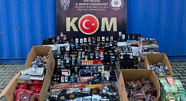 Gümrük kaçağı malzemeler ele geçirildi