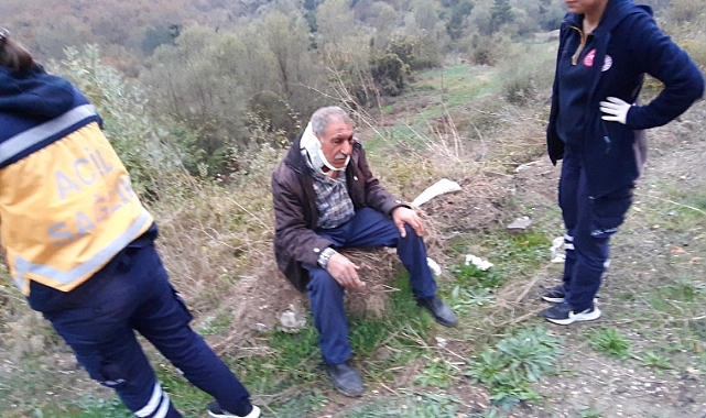 Hafif ticari araç uçuruma yuvarlandı: 3 yaralı