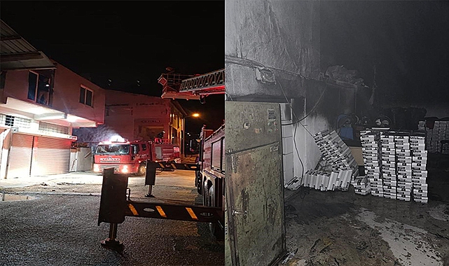 Hatay’da bina yangınından 2 kişi kurtarıldı