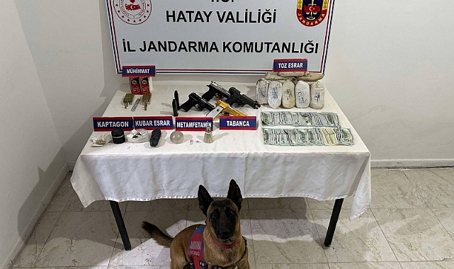 Hatay’da kilolarca esrar ele geçirildi
