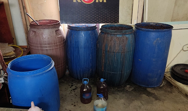Kaçak alkol operasyonu: 2 gözaltı