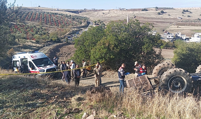 Kilis’te traktör devrildi:1 ölü