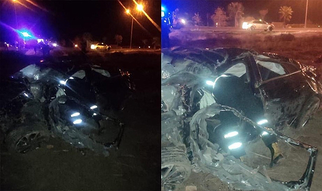 Mardin’de sürücü hurdaya dönen otomobilde hayatını kaybetti