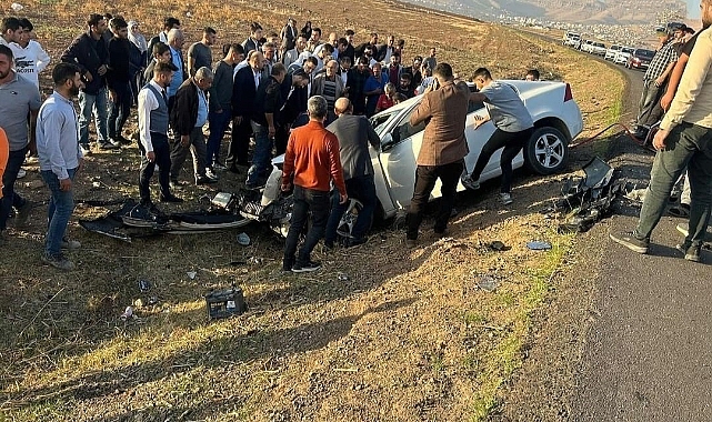 Mardin'de trafik kazası: Yaralılar var