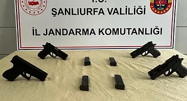 Şanlıurfa'da 4 adet ruhsatsız silah ele geçirildi!