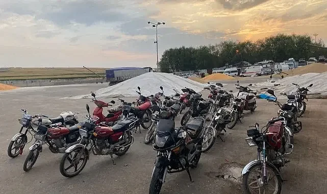 Şanlıurfa'da çalıntı motosiklet operasyonu: 137 motosiklet ele geçirildi