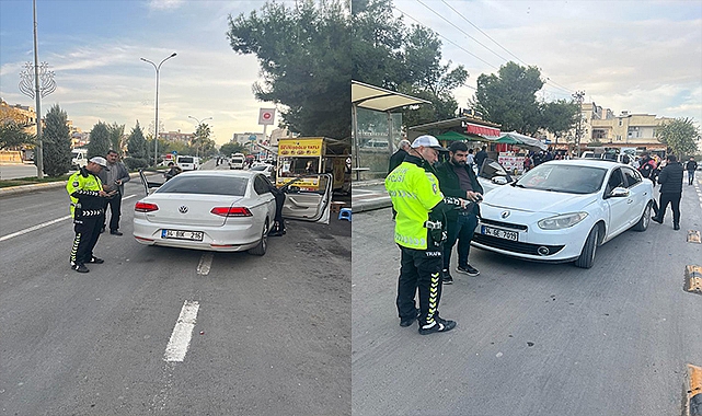 Şanlıurfa'da geniş çaplı asayiş uygulaması! 5 araç trafikten men edildi