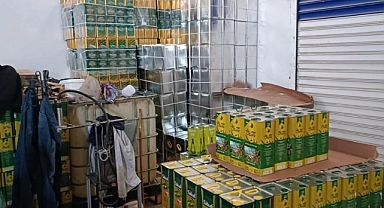 Şanlıurfa’da litrelerce sahte zeytinyağı ele geçirildi