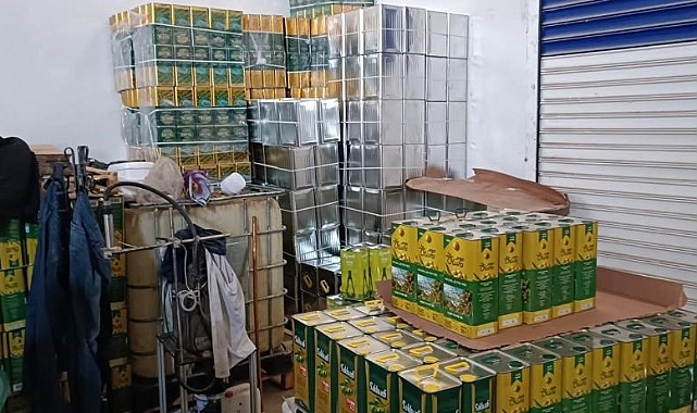 Şanlıurfa’da litrelerce sahte zeytinyağı ele geçirildi