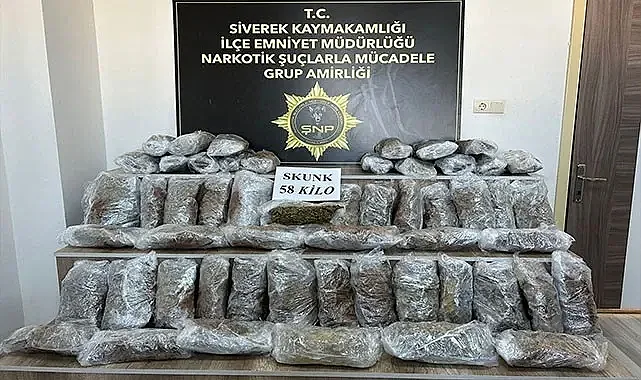 Siverek'te durdurulan tırda kilolarca uyuşturucu yakalandı