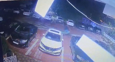 Siverek'te sitenin otoparkında bisiklet çalındı! O anlar kamerada