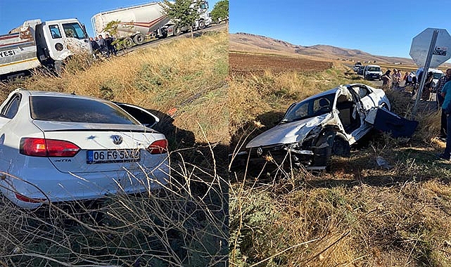 Takla atan otomobil şarampole yuvarlandı: 4 yaralı
