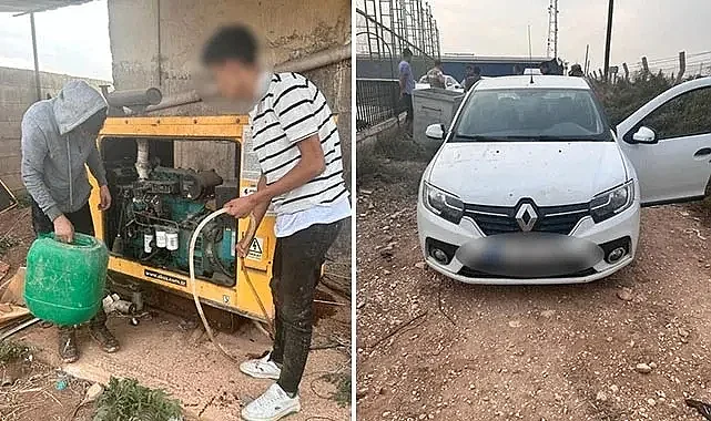 Urfa'da hırsızlar suçüstü yakalandı! 2 tutuklama