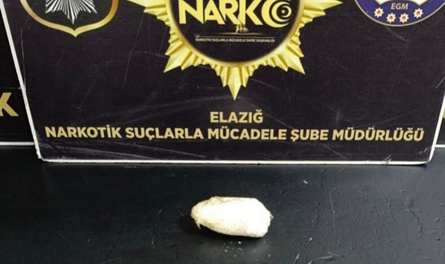 Valizinden uyuşturucu madde çıkan şüpheli gözaltına alındı