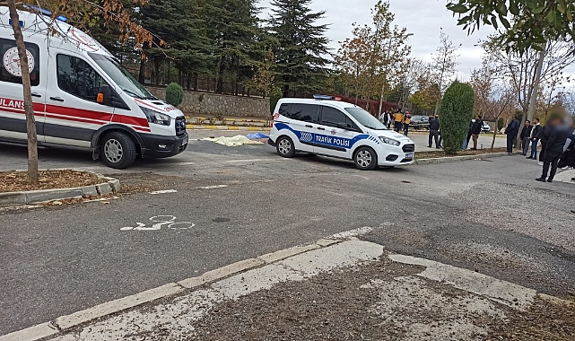 Yarış motoru sürücüsünün feci ölümü