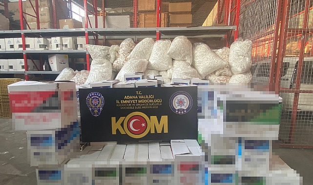 5 milyon 916 bin TL değerinde gümrük kaçağı makaron ele geçirildi