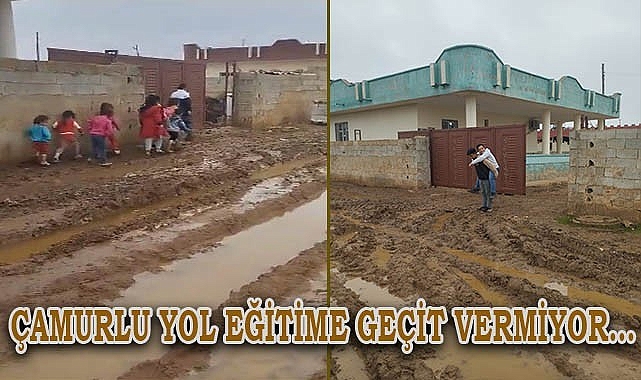 Akçakale'de minik çocuklara reva görülen yol