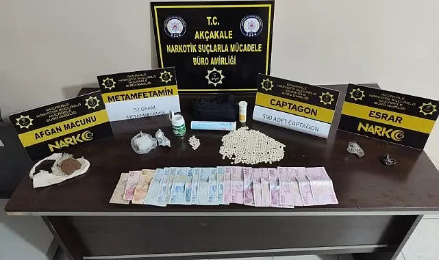 Akçakale'de uyuşturucu operasyonu!