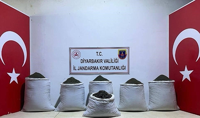 Diyarbakır'da 123 kilogram esrar ele geçirildi