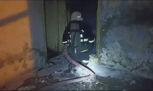 Eyyübiye'de bir evde yangın çıktı!