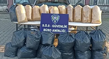 Hilvan'da durdurulan araçta tütün yakalandı