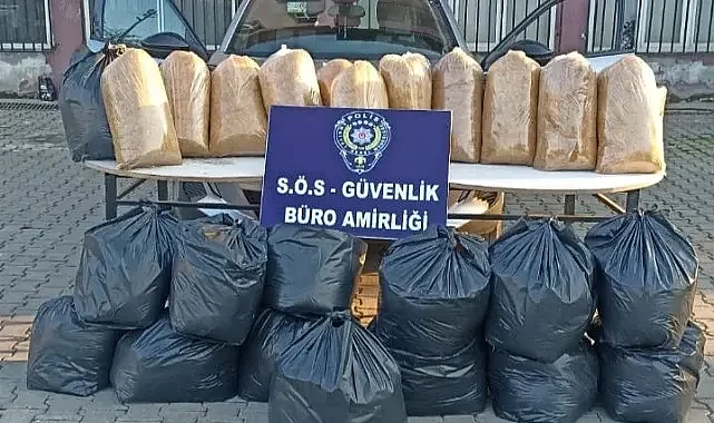 Hilvan'da durdurulan araçta tütün yakalandı