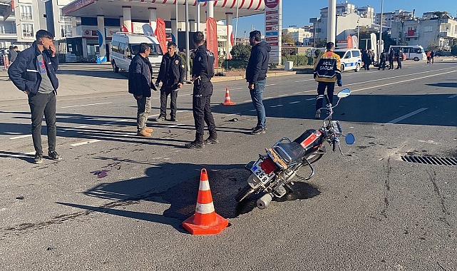 İki motosiklet çarpıştı: 3 yaralı
