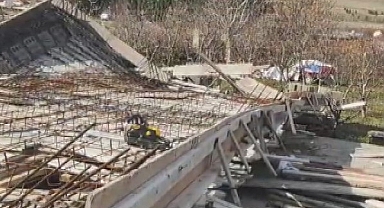 İnşaat halindeki binada göçük: 3 yaralı