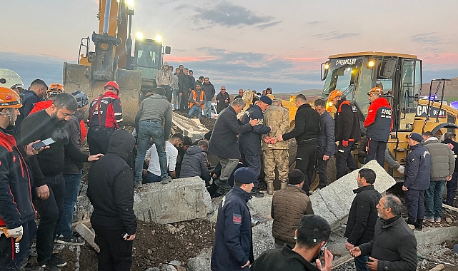 Kum ocağında göçük: 1 ölü, 1 yaralı