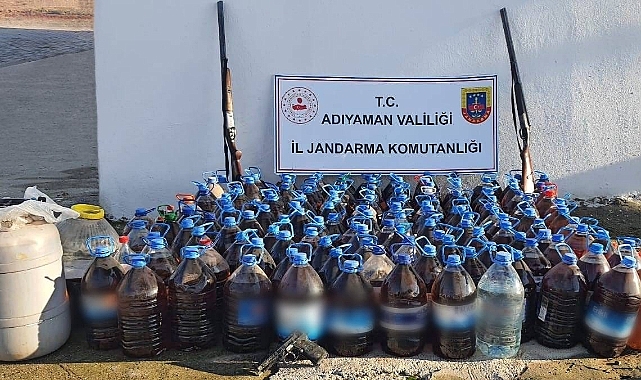 Litrelerce kaçak içki ele geçirildi