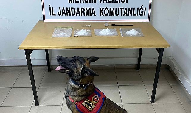 Mersin'de 1 kilo 14 gram metamfetamin ele geçirildi