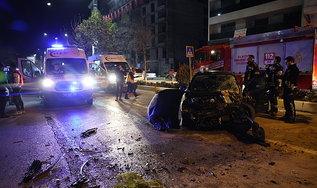 Ortalığın savaş alanına döndüğü kaza kamerada: 5 yaralı
