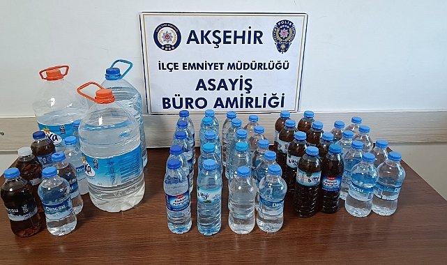 Sahte içki operasyonu: 3 gözaltı