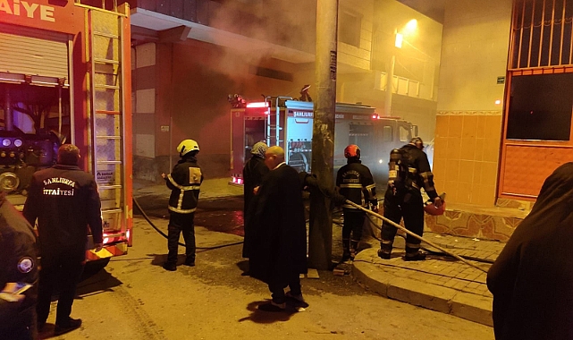 Şanlıurfa'da fırıncı dükkanında yangın!