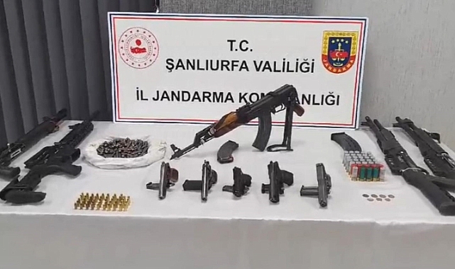 Şanlıurfa’da silah kaçakçılığı operasyonu: 5 gözaltı