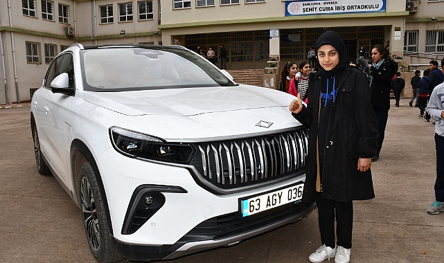 Yerli otomobil TOGG, Siverek'te öğrencilere tanıtıldı