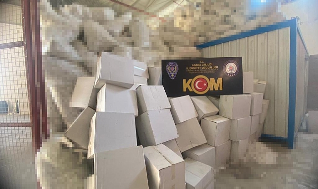 40 milyon 480 bin makaron ele geçirildi