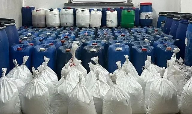 Akçakale'de sahte deterjan operasyonu! 8 tona yakın ele geçirildi