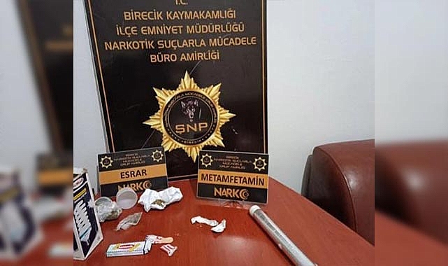 Birecik'te uyuşturucu satıcısı suçüstü yakalandı