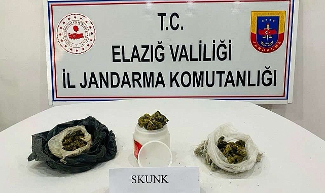Elazığ’da uyuşturucuyla mücadele: 1 gözaltı