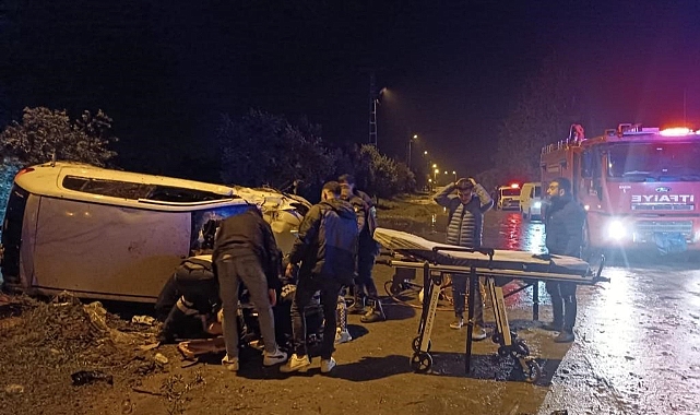 Erzin'de trafik kazası: 2 yaralı