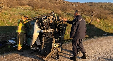 Feci trafik kazası; 1 ölü 8 yaralı