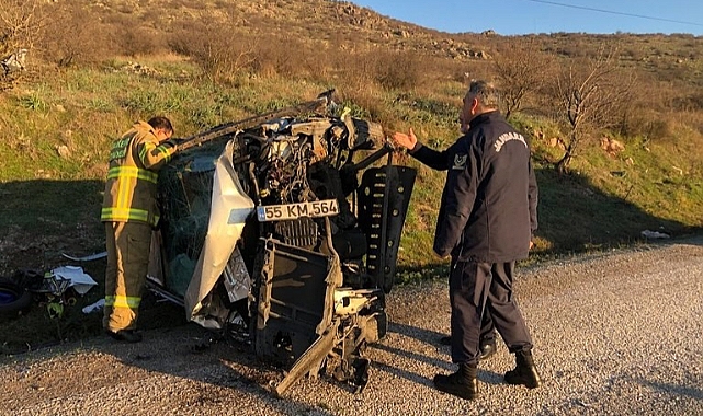 Feci trafik kazası; 1 ölü 8 yaralı